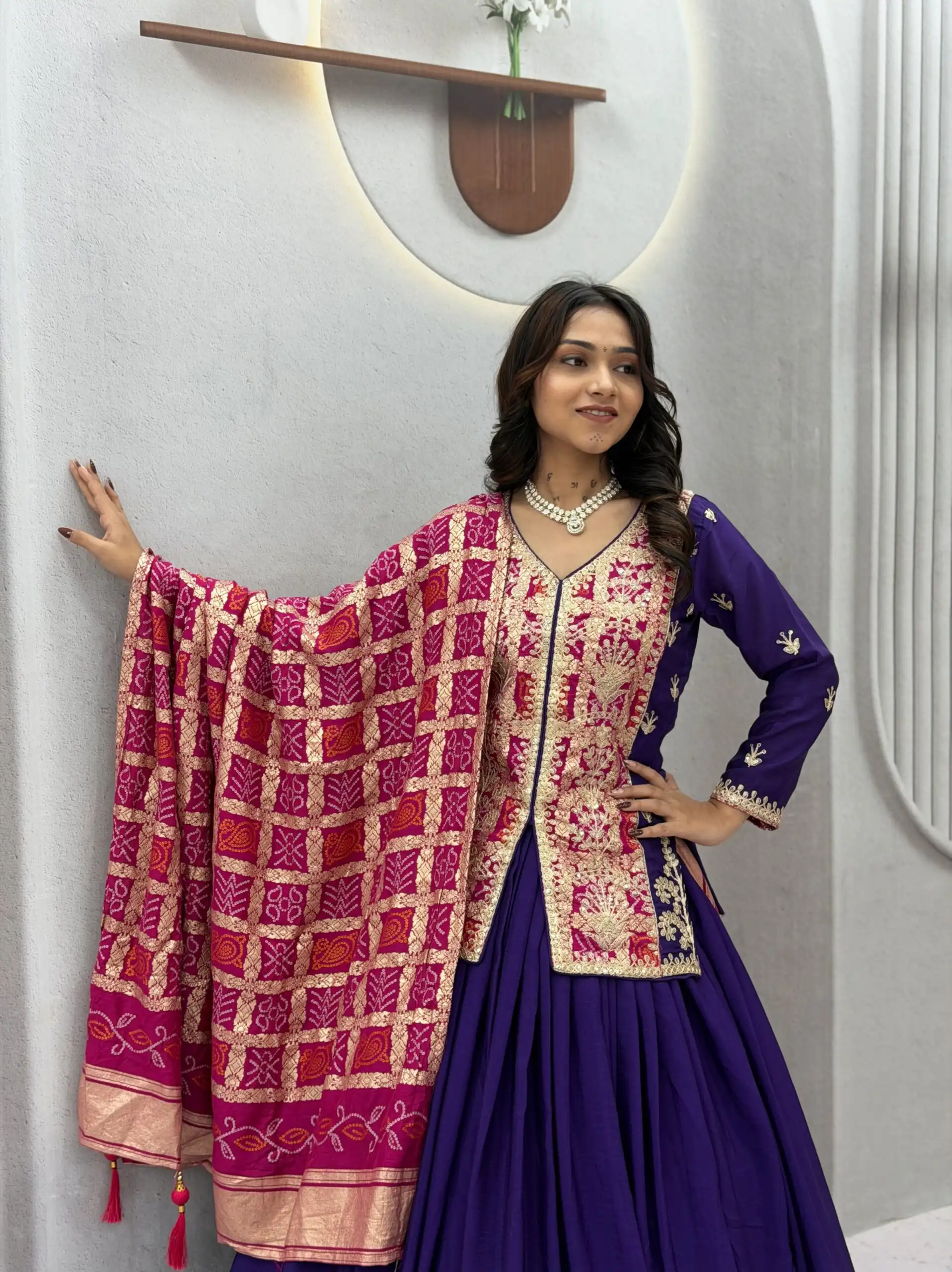 Ram 190 Purple Chinon silk Lehenga Choli with Sequins Work & Embroidery Work. Now at just ₹2749. Delivery 4-6 Working Days. Shop now. | Lehenga, Bollywood Lehenga, Creative Lehenga, Designer Lehenga, Embroidered Lehenga, Party Wear Lehenga