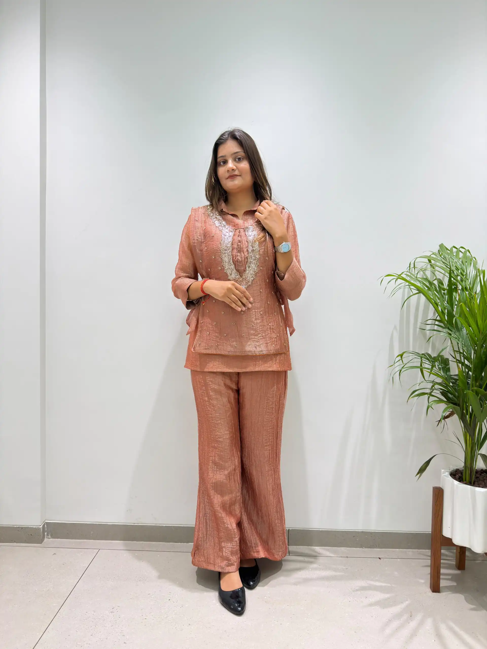 BE 493 Rust Colour | Brown Salsa Silk Kurti with Hand Work. Get it for ₹2199. Delivery 4-6 Working Days. Online Shop now. | Kurti, Bollywood Kurti, Creative Kurtis, Designer Kurti, Party Wear Kurti, Selfie Kurti