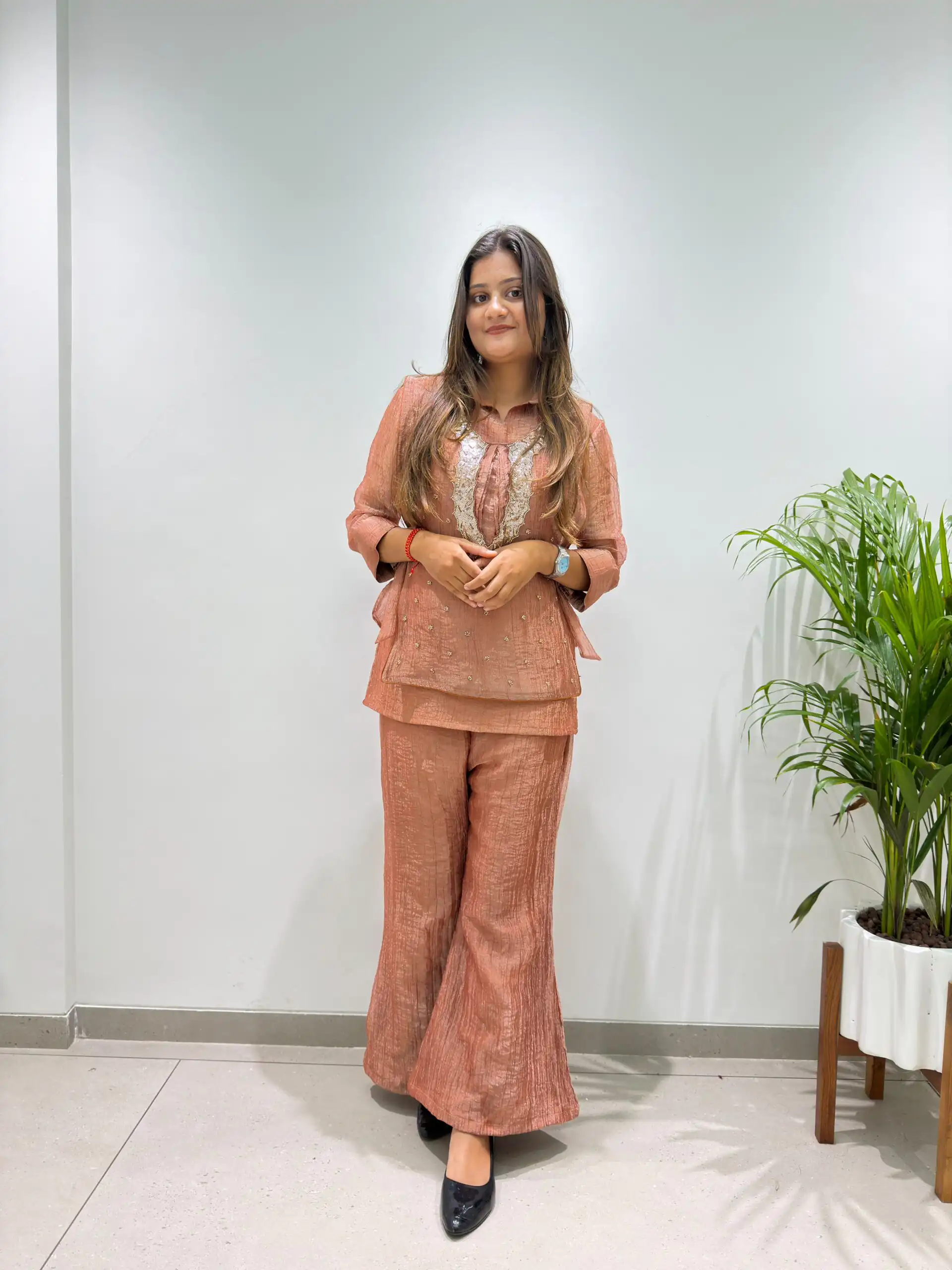 BE 493 Rust Colour | Brown Salsa Silk Kurti with Hand Work. Get it for ₹2199. Delivery 4-6 Working Days. Online Shop now. | Kurti, Bollywood Kurti, Creative Kurtis, Designer Kurti, Party Wear Kurti, Selfie Kurti