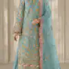 FC 1231 Blue Chiffon Salwar Suit with Embroidery Work & Sequins Work. Introductory Price ₹2949. Delivery 4-6 Working Days. Shop now. | Jump Suits, Salwar suit, Casual Suits, Creative suits, Designer Suits, Palazzo Suits, Party Wear Suits, Patiala Suits, Straight Suits