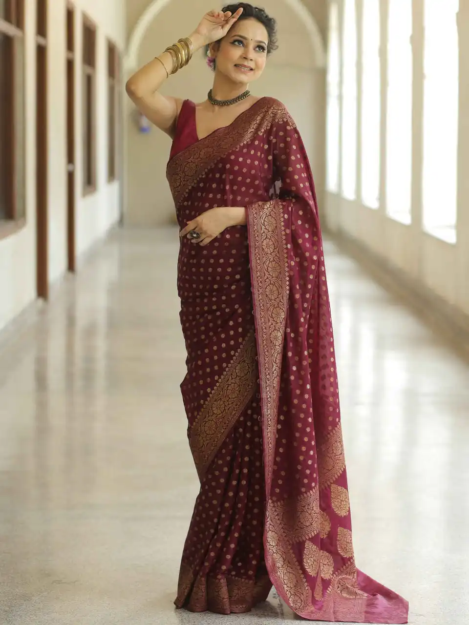 KPR 233 Maroon in Soft Lichi Silk Lace Border & Lace Work Saree . Available at ₹1549 only. Delivery 4-6 Working Days. Shop now. | Sarees, Bollywood Sarees, Creative Sarees, Designer Sarees, Embroidered Sarees, Ethnic Saree, Modern Digital sarees, Party Wear Sarees