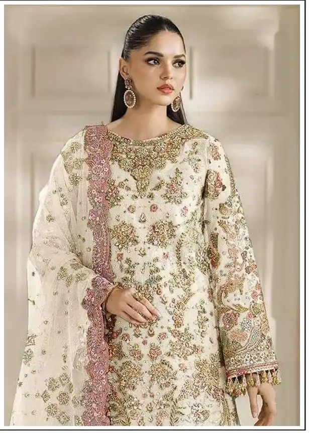 FC 1231 White Chiffon Salwar Suit with Embroidery Work & Sequins Work. Introductory Price ₹2949. Delivery 4-6 Working Days. Shop now. | Jump Suits, Salwar suit, Casual Suits, Creative suits, Designer Suits, Palazzo Suits, Party Wear Suits, Patiala Suits, Straight Suits