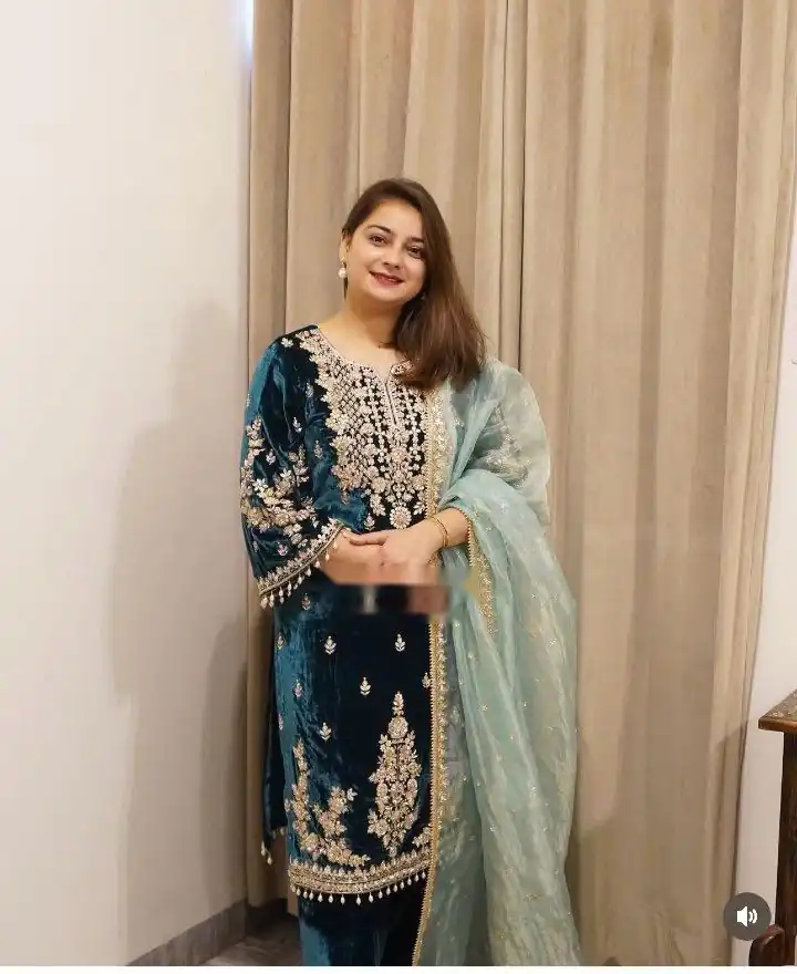 WW 1236 Blue Viscose Velvet Salwar Suit with Embroidery Work & Lace Work. Grab it for ₹2299. Delivery 4-6 Working Days. Shop now. | Jump Suits, Salwar suit, Casual Suits, Creative suits, Designer Suits, Palazzo Suits, Party Wear Suits, Patiala Suits, Straight Suits