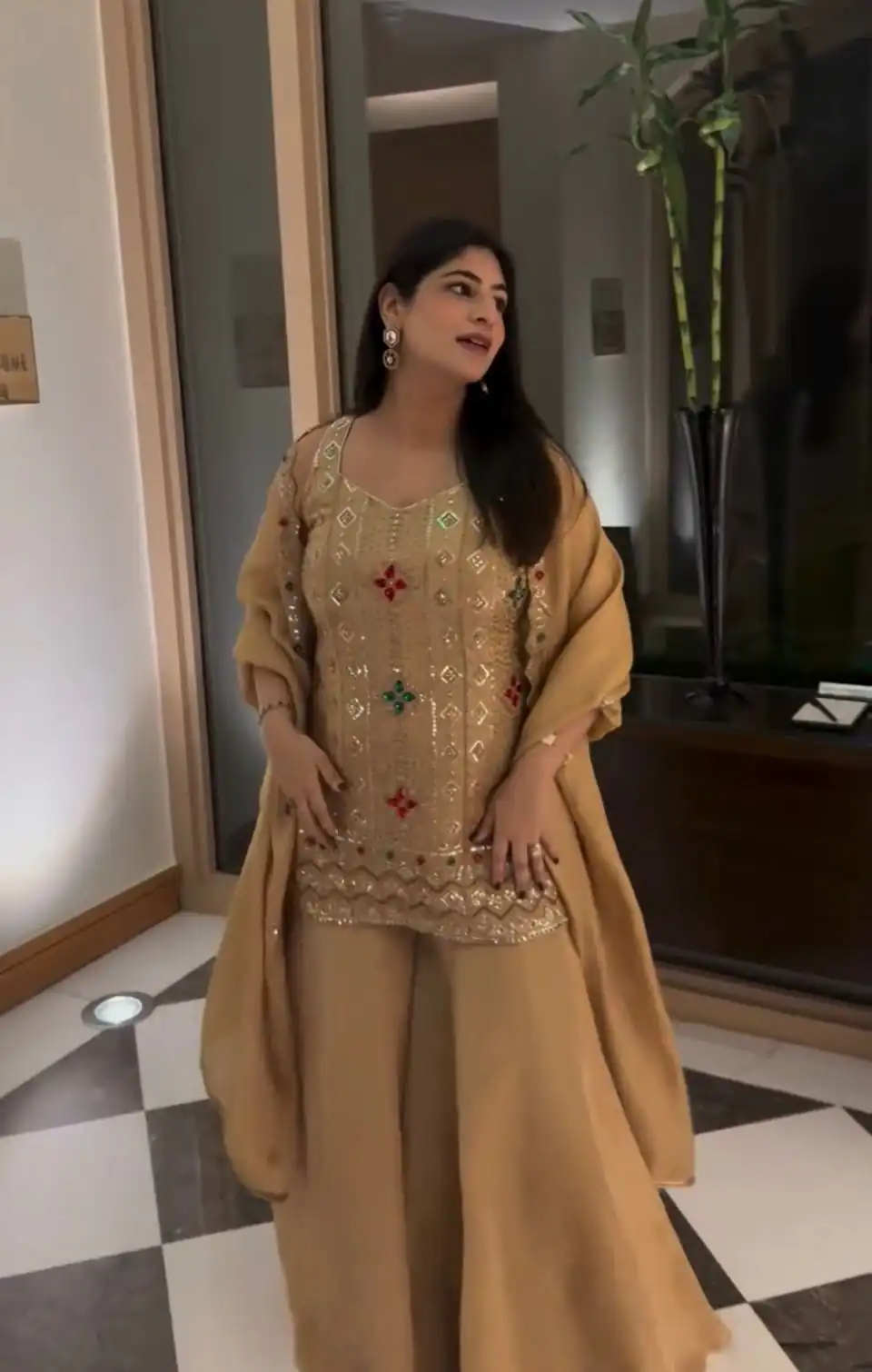 VLM 352 Chiku Color Chinon Silk Embroidery Work Salwar Suit . Get it for ₹2399. Delivery 4-6 Working Days. Online Shop now. | Jump Suits, Salwar suit, Casual Suits, Creative suits, Designer Suits, Palazzo Suits, Party Wear Suits, Patiala Suits, Straight Suits