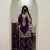 ZSR 3187 Purple Faux Georgette Salwar Suit with Mirror Work & Embroidery Work. Get it for ₹2349. Delivery 4-6 Working Days. Shop now. | Jump Suits, Salwar suit, Casual Suits, Creative suits, Designer Suits, Palazzo Suits, Party Wear Suits, Patiala Suits, Straight Suits