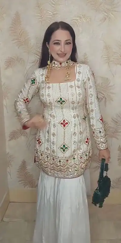 VLM 352 White Color Chinon Silk Embroidery Work Salwar Suit . Get it for ₹2399. Delivery 4-6 Working Days. Online Shop now. | Jump Suits, Salwar suit, Casual Suits, Creative suits, Designer Suits, Palazzo Suits, Party Wear Suits, Patiala Suits, Straight Suits