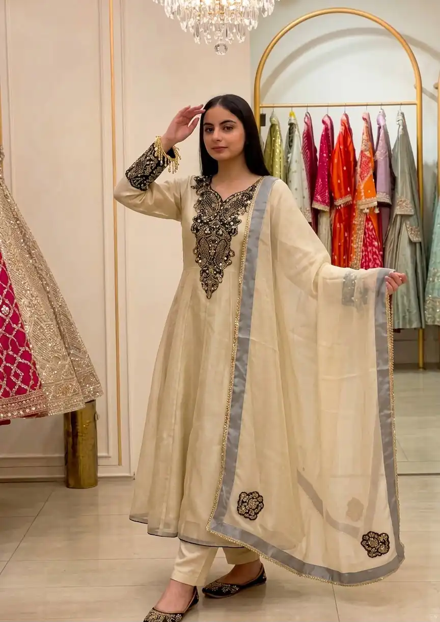 KF 1734 Black Soft Organza Salwar Suit with Embroidery Work & Cut Work. Available at ₹2249 only. Delivery 4-6 Working Days. Shop now. | Jump Suits, Salwar suit, Casual Suits, Creative suits, Designer Suits, Palazzo Suits, Party Wear Suits, Patiala Suits, Straight Suits