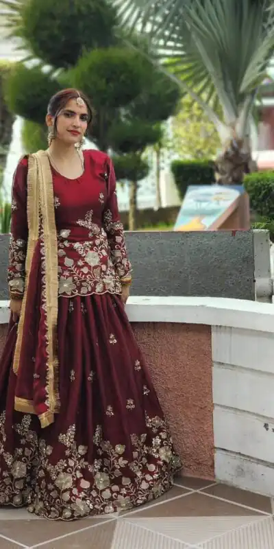BT 5049 Maroon in Color Fendy Silk Designer Work Salwar Suit . Introductory Price ₹2849. Delivery 4-6 Working Days. Shop now. | Jump Suits, Salwar suit, Casual Suits, Creative suits, Designer Suits, Palazzo Suits, Party Wear Suits, Patiala Suits, Straight Suits