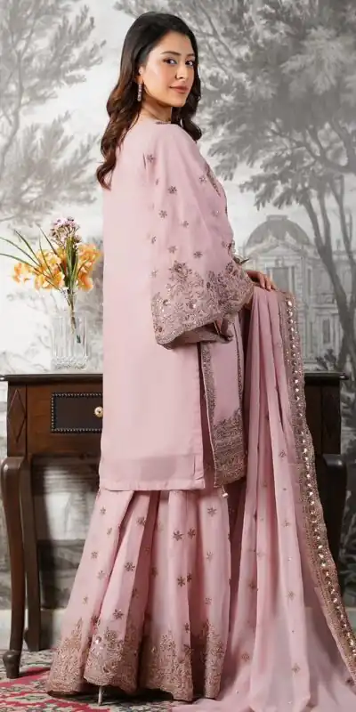 NSR 890 Pink Fendy Silk Salwar Suitwith Embroidery Work & Lace Work. Now at just ₹2399. Delivery 4-6 Working Days. Shop now. | Jump Suits, Salwar suit, Casual Suits, Creative suits, Designer Suits, Palazzo Suits, Party Wear Suits, Patiala Suits, Straight Suits