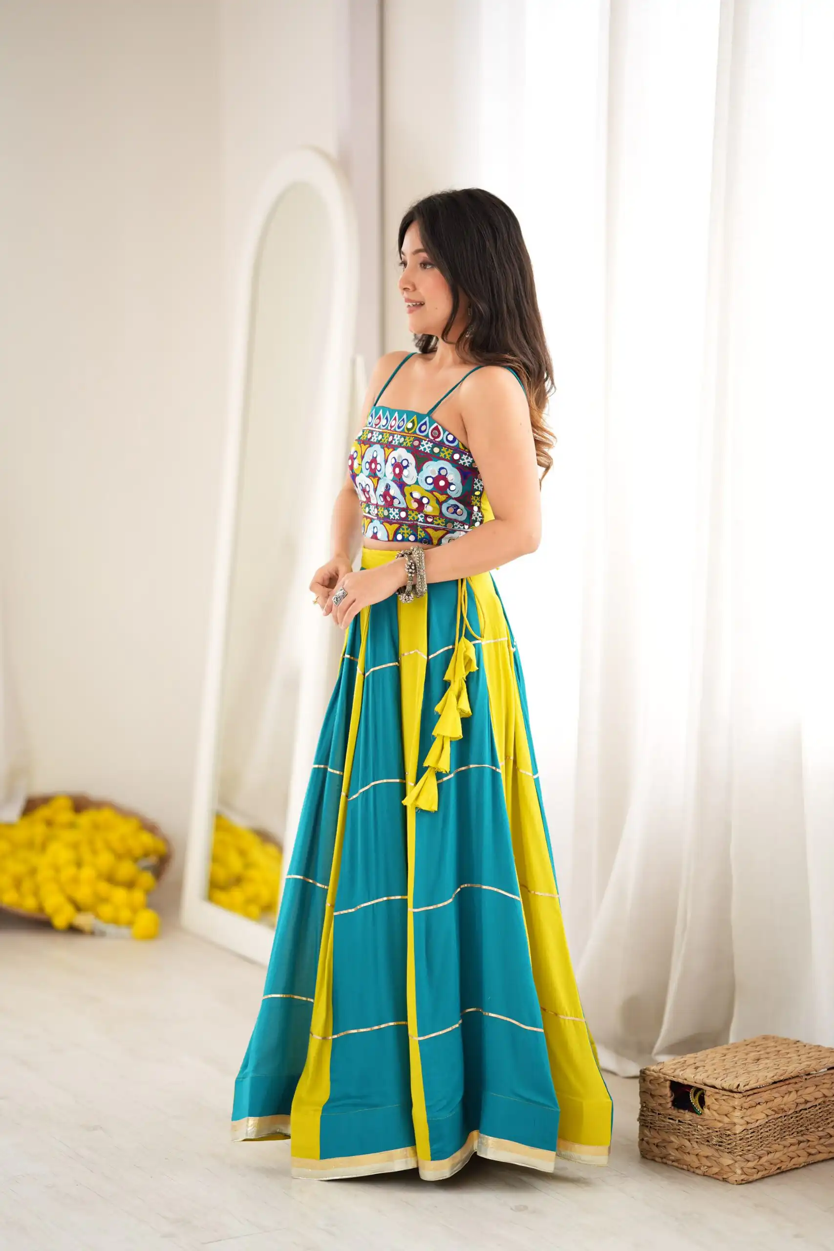 SP 97 Blue Color Rayon Embroidery Work & Cowrie Work Lehenga Choli . Grab it for ₹2399. Delivery 4-6 Working Days. Shop now. | Lehenga, Bollywood Lehenga, Creative Lehenga, Designer Lehenga, Embroidered Lehenga, Party Wear Lehenga