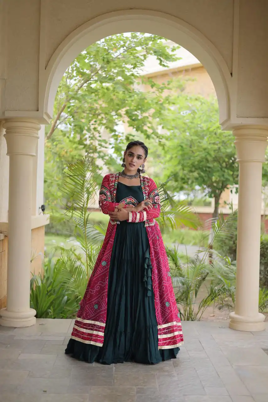 KA 5083 Teal Color Rayon Embroidery Work & Cowrie Work Lehenga Choli . Grab it for ₹2949. Delivery 4-6 Working Days. Shop now. | Lehenga, Bollywood Lehenga, Creative Lehenga, Designer Lehenga, Embroidered Lehenga, Party Wear Lehenga
