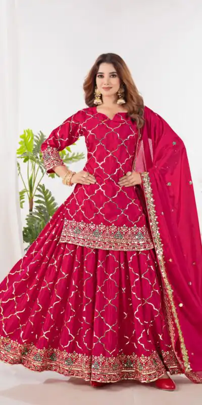 ND 5017 Pink Color Chinon Silk Salwar Suit with Embroidery Work. Online Get it for ₹2319. Delivery 4-6 Working Days. Shop now. | Jump Suits, Salwar suit, Casual Suits, Creative suits, Designer Suits, Palazzo Suits, Party Wear Suits, Patiala Suits, Straight Suits