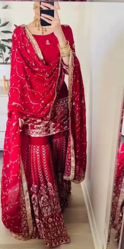 RTC 6003 Red Color Chinon Silk Salwar Suit with Embroidery Work. Online Get it for ₹2849. Delivery 4-6 Working Days. Shop now. | Jump Suits, Salwar suit, Casual Suits, Creative suits, Designer Suits, Palazzo Suits, Party Wear Suits, Patiala Suits, Straight Suits