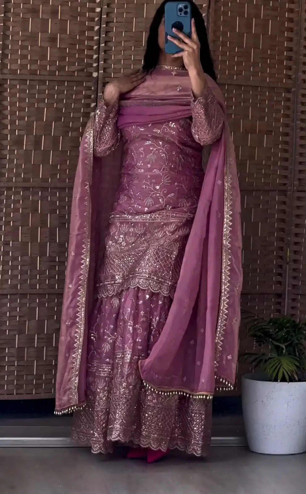 MF 479 Lavender in Color Fendy Crush Silk Designer Work Salwar Suit . Introductory Price ₹2999. Delivery 4-6 Working Days. Shop now. | Jump Suits, Salwar suit, Casual Suits, Creative suits, Designer Suits, Palazzo Suits, Party Wear Suits, Patiala Suits, Straight Suits