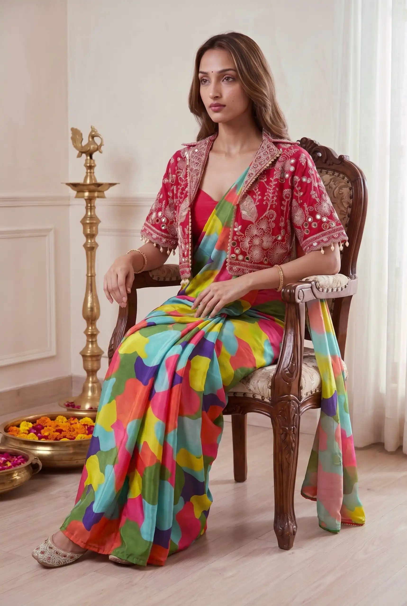 BB 88 Pink in Chinon Silk Mirror Work & Embroidery Work Saree . Affordable Price ₹2399. Delivery 4-6 Working Days. Shop now. | Sarees, Bollywood Sarees, Creative Sarees, Designer Sarees, Embroidered Sarees, Ethnic Saree, Modern Digital sarees, Party Wear Sarees