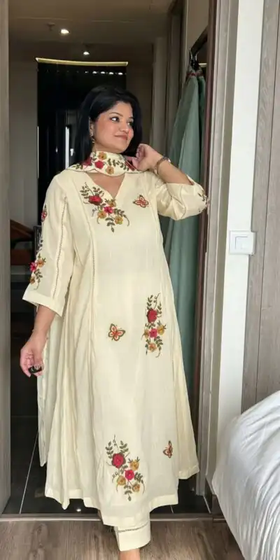 LG 2152 Yellow in Air Tex Chino Embroidery Work & Cut Work Salwar Suit n. Get it for ₹2499. Delivery 4-6 Working Days. Shop now. | Jump Suits, Salwar suit, Casual Suits, Creative suits, Designer Suits, Palazzo Suits, Party Wear Suits, Patiala Suits, Straight Suits