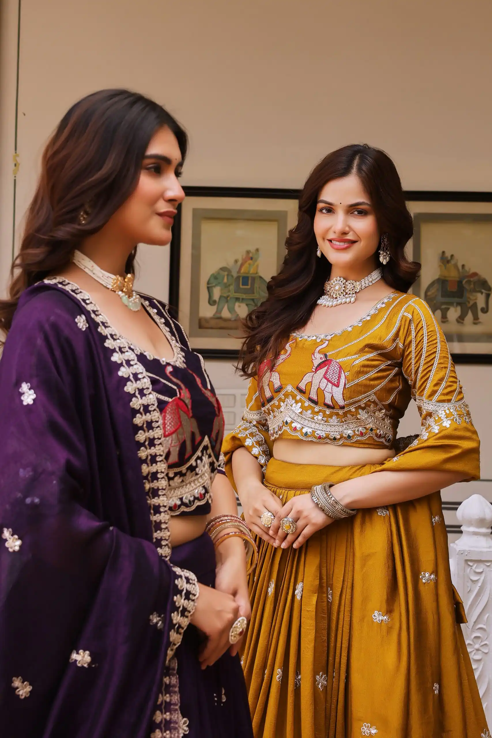 Ram 202 Mustered Color Vichitra Lehenga Choli with Embroidery Work. Exclusive Offer ₹3149. Delivery 4-6 Working Days. Shop now. | Lehenga, Bollywood Lehenga, Creative Lehenga, Designer Lehenga, Embroidered Lehenga, Party Wear Lehenga