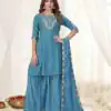 DIVA 171 Blue Mal Chanderi Salwar Suit Perfect for Wedding, Party, Baisakhi, Housewarming, Sangeet – Introductory Price ₹2449. Delivery 4-6 Working D | Jump Suits, Salwar suit, Casual Suits, Creative suits, Designer Suits, Palazzo Suits, Party Wear Suits, Patiala Suits, Straight Suits