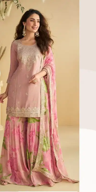 FC 10071 Pink Chinon Silk Salwar Suit with Embroidery Work & Sequins Work. Get it for ₹3049. Delivery 4-6 Working Days. Shop now. | Jump Suits, Salwar suit, Casual Suits, Creative suits, Designer Suits, Palazzo Suits, Party Wear Suits, Patiala Suits, Straight Suits