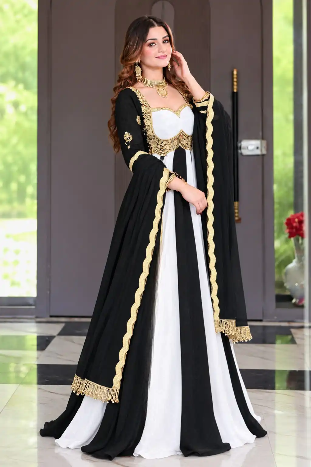 ND 5072 Black Fendy Silk Gown with Embroidery Work & Sequins Work. Special Price ₹2849. Delivery 4-6 Working Days. Shop now. | Gowns, Bollywood Gowns, Creative Gowns, Designer Gowns, Embroidered Gowns, Party Wear Gowns