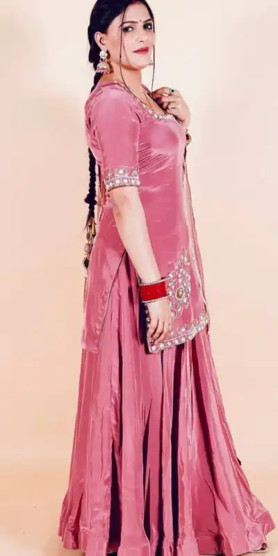 KF 1692 Pink in Color Natural Crepe Embroidery Work Salwar Suit . Affordable Price ₹2149. Delivery 4-6 Working Days. Shop now. | Jump Suits, Salwar suit, Casual Suits, Creative suits, Designer Suits, Palazzo Suits, Party Wear Suits, Patiala Suits, Straight Suits