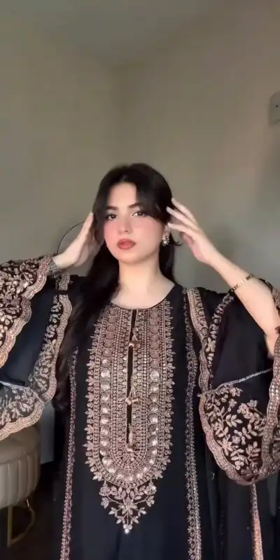 ST 1212 Black Rangoli Silk Perfect for Wedding, Party, Holi, Pooja, Anniversary – Salwar Suit. Get it for ₹2849. Delivery 4-6 Working Days. Shop now. | Jump Suits, Salwar suit, Casual Suits, Creative suits, Designer Suits, Palazzo Suits, Party Wear Suits, Patiala Suits, Straight Suits