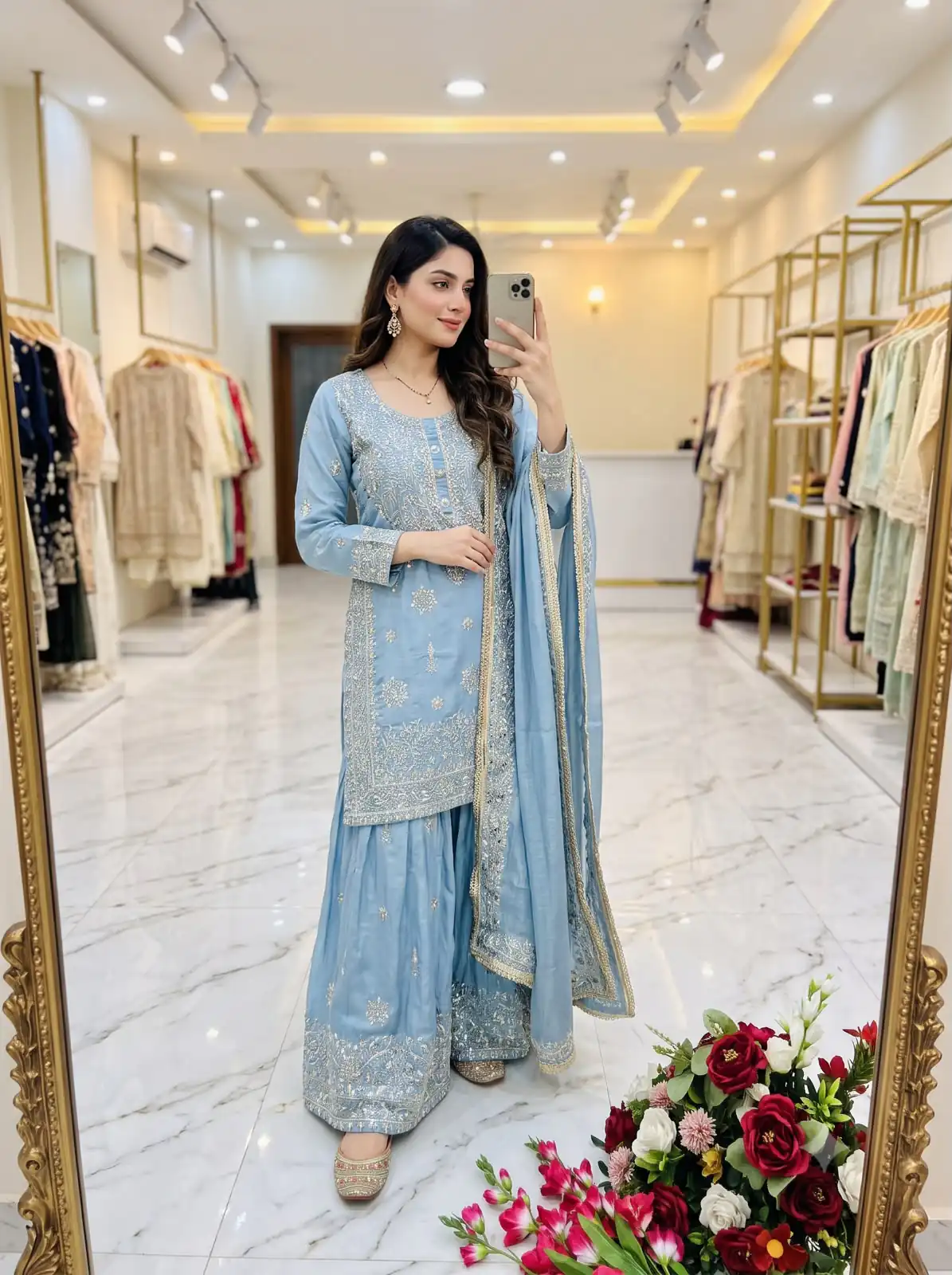 WW 1243 Blue NC Zimmy Silk Salwar Suit Perfect for Wedding, Party, Baby Shower, Festival Celebrations, Pongal – . Grab it for ₹2449. Delivery 4-6 Worki | Jump Suits, Salwar suit, Casual Suits, Creative suits, Designer Suits, Palazzo Suits, Party Wear Suits, Patiala Suits, Straight Suits