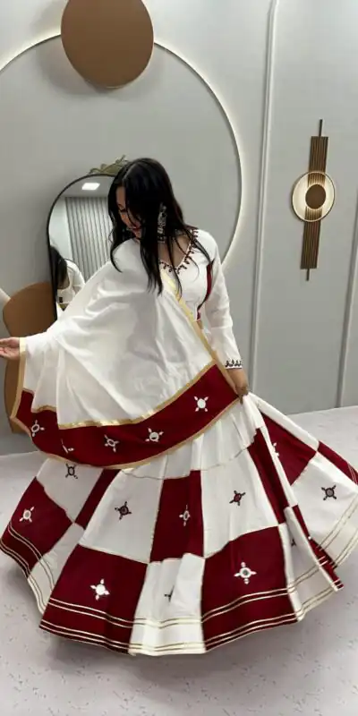 Ram 196 Maroon l in Pure Cotton Mirror Work & Gamthi Work Lehenga Choli . Exclusive Offer ₹2849. Delivery 4-6 Working Days. Shop now. | Lehenga, Bollywood Lehenga, Creative Lehenga, Designer Lehenga, Embroidered Lehenga, Party Wear Lehenga