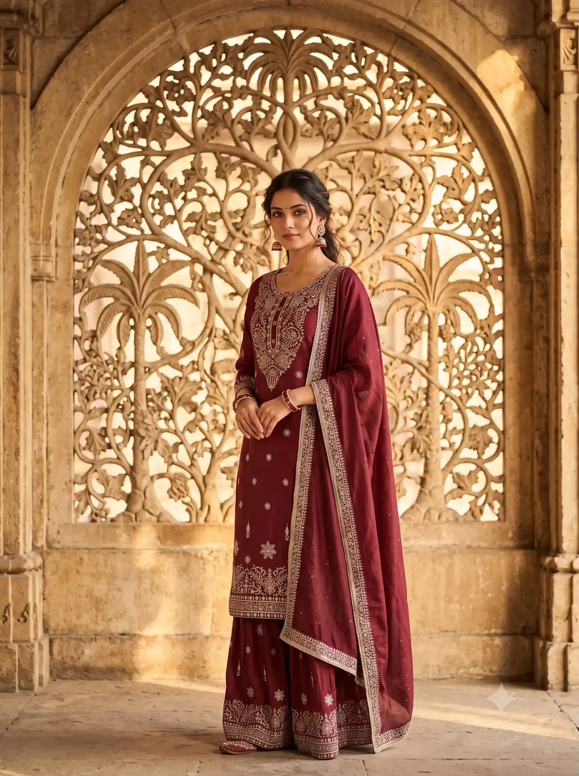 WW 1243 Maroon NC Zimmy Silk Salwar Suit Perfect for Wedding, Party, Baby Shower, Festival Celebrations, Pongal – . Grab it for ₹2449. Delivery 4-6 Worki | Jump Suits, Salwar suit, Casual Suits, Creative suits, Designer Suits, Palazzo Suits, Party Wear Suits, Patiala Suits, Straight Suits