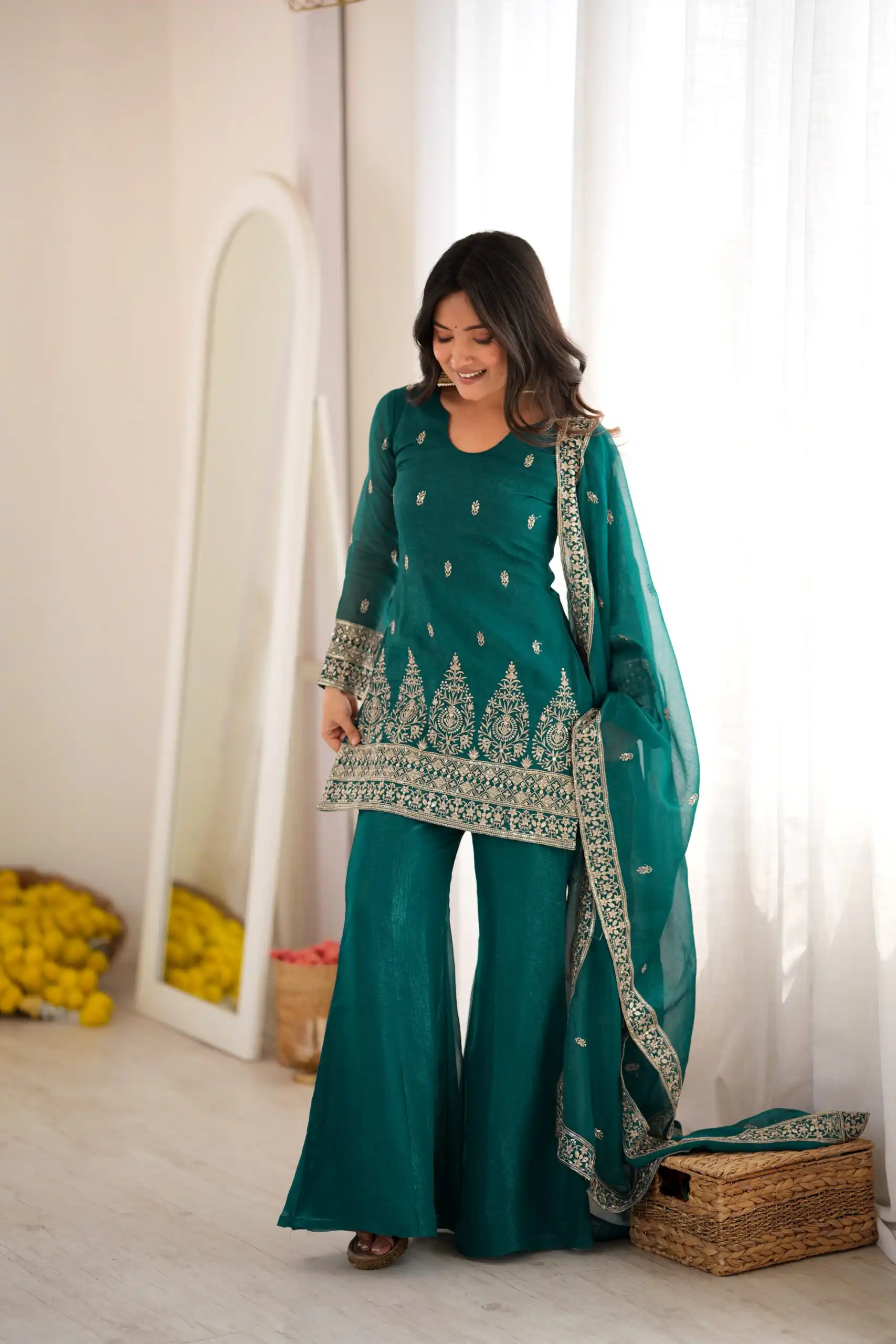 KB 316 Rama Crunchy Silk Salwar Suit with Embroidery Work. Wedding, Party, Festive, Events Best Price ₹2299. Delivery 4-6 Working Days. Shop now. | Jump Suits, Salwar suit, Casual Suits, Creative suits, Designer Suits, Palazzo Suits, Party Wear Suits, Patiala Suits, Straight Suits