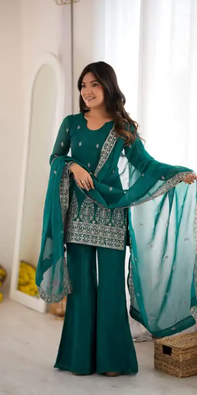 KB 316 Rama Crunchy Silk Salwar Suit with Embroidery Work. Wedding, Party, Festive, Events Best Price ₹2299. Delivery 4-6 Working Days. Shop now. | Jump Suits, Salwar suit, Casual Suits, Creative suits, Designer Suits, Palazzo Suits, Party Wear Suits, Patiala Suits, Straight Suits