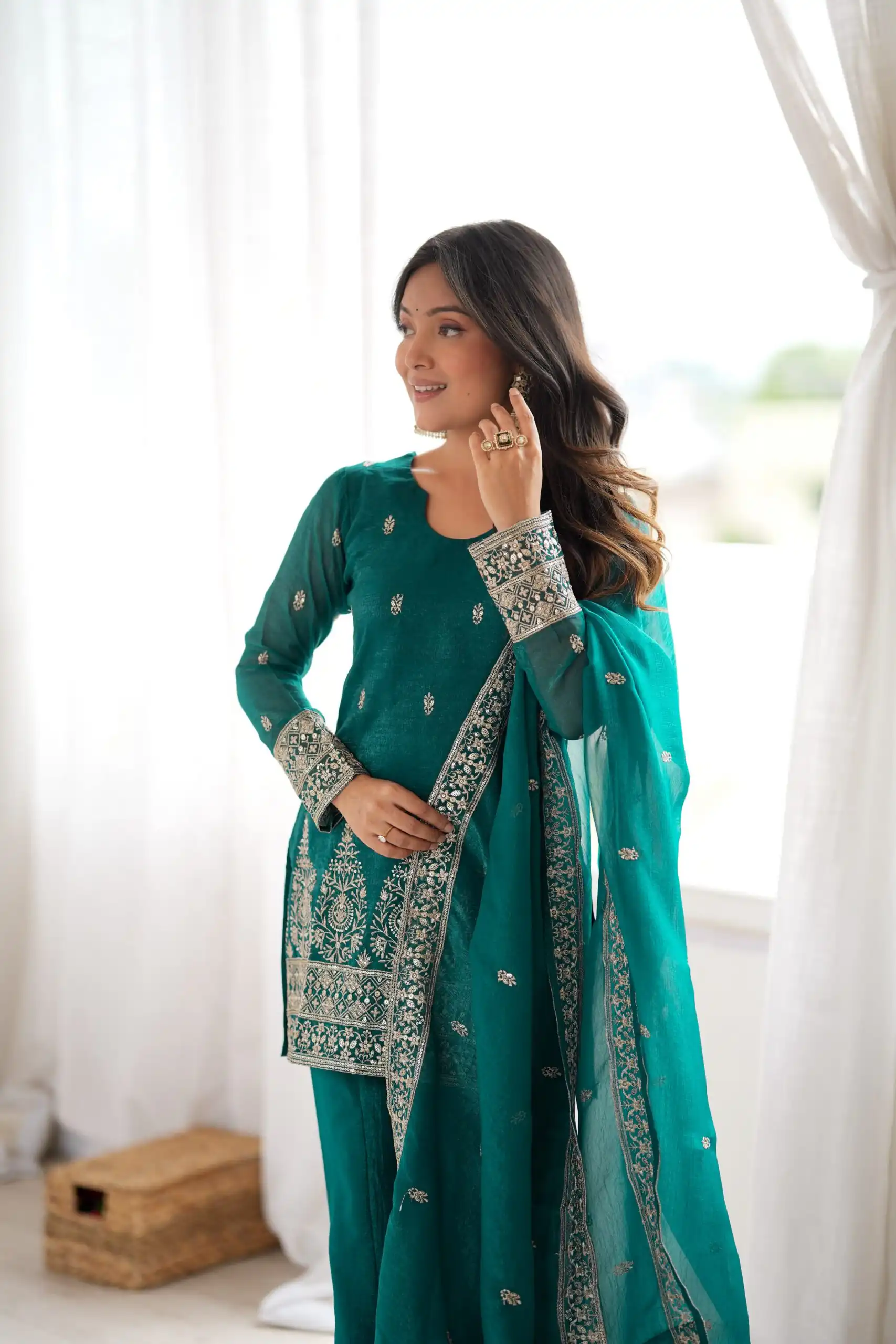 KB 316 Rama Crunchy Silk Salwar Suit with Embroidery Work. Wedding, Party, Festive, Events Best Price ₹2299. Delivery 4-6 Working Days. Shop now. | Jump Suits, Salwar suit, Casual Suits, Creative suits, Designer Suits, Palazzo Suits, Party Wear Suits, Patiala Suits, Straight Suits