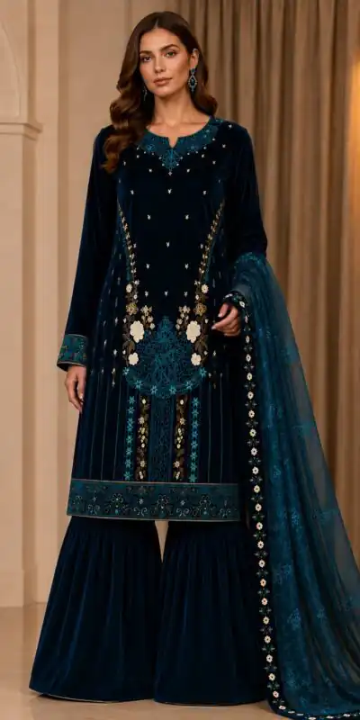 FC 729 Rama 9000 Velvet Salwar Suit. Perfect for Wedding, Party, Bridal Wear, Onam, Karwa Chauth – Exclusive Offer ₹2999. Delivery 4-6 Working Days. | Jump Suits, Salwar suit, Casual Suits, Creative suits, Designer Suits, Palazzo Suits, Party Wear Suits, Patiala Suits, Straight Suits