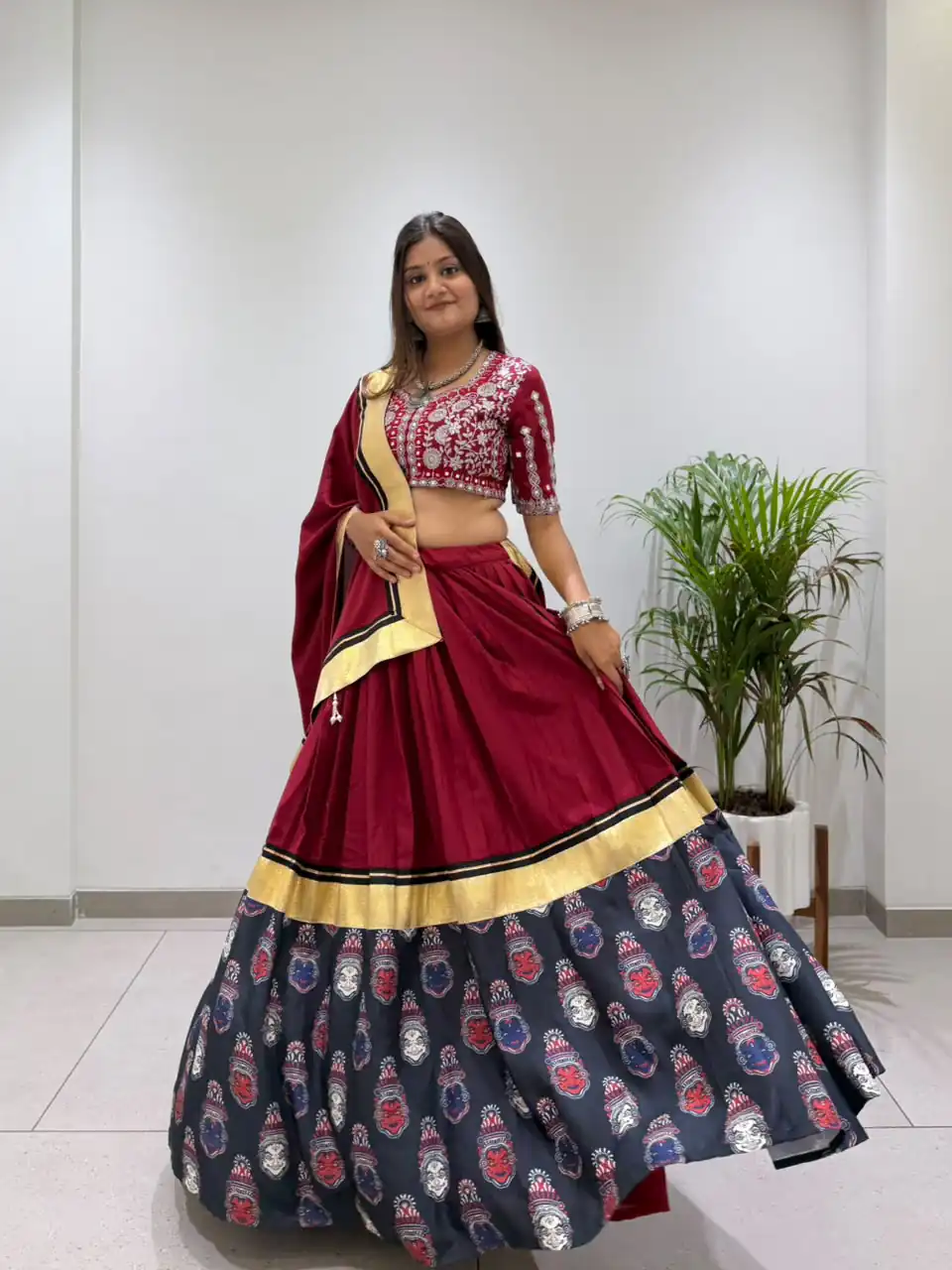BE 507 Red Color Rayon Embroidery Work & Cowrie Work Lehenga Choli . Grab it for ₹1999. Delivery 4-6 Working Days. Shop now. | Lehenga, Bollywood Lehenga, Creative Lehenga, Designer Lehenga, Embroidered Lehenga, Party Wear Lehenga