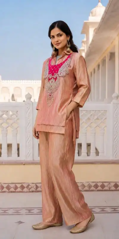 DIVA 180 Rust Colour | Brown Salsa Silk Kurti with Hand Work. Get it for ₹2299. Delivery 4-6 Working Days. Online Shop now. | Kurti, Bollywood Kurti, Creative Kurtis, Designer Kurti, Party Wear Kurti, Selfie Kurti